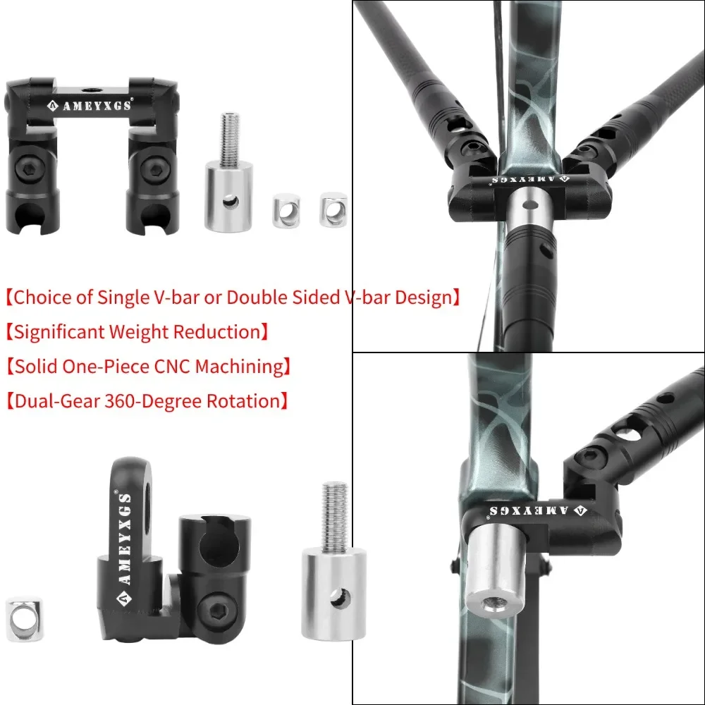 Estabilizador de arco CNC 360 Connect V Seat Bow, amortiguador - imagen 4