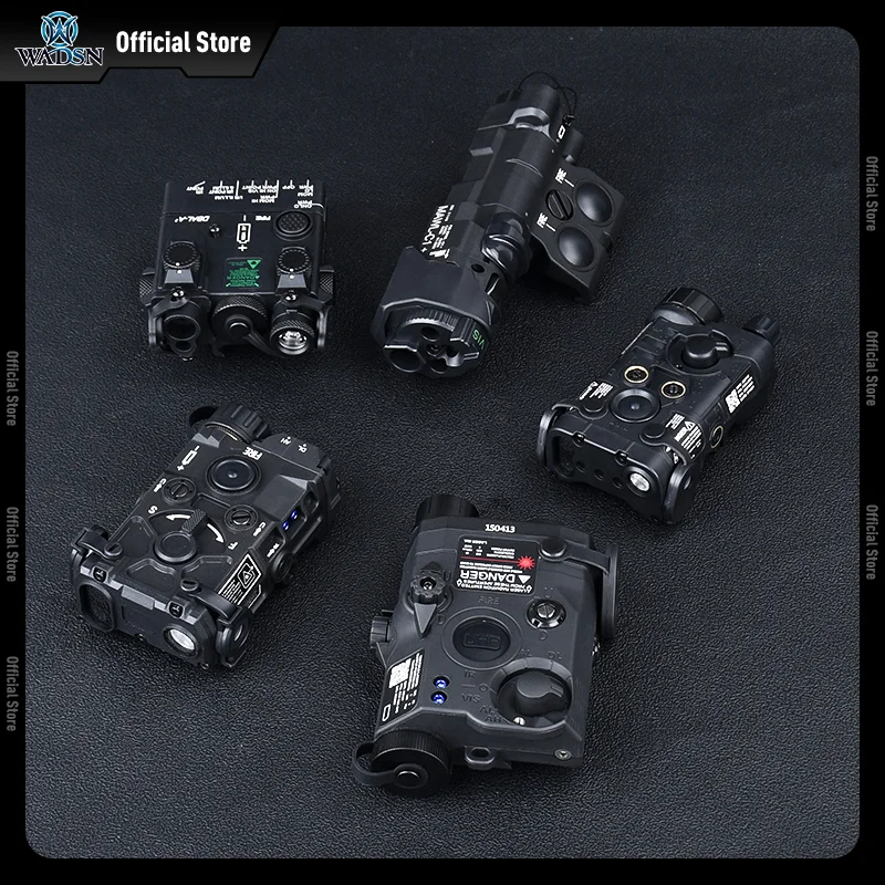WADSN táctico Airsoft Nylon PEQ-15 NGAL MAWL DBAL OGL punto rojo verde azul indicador láser puntería lámpara de caza accesorio Airsoft - imagen 2