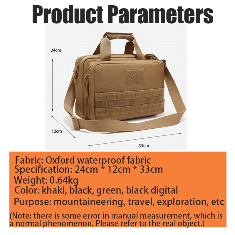 Bolsa táctica militar Molle para hombre, bolso de hombro de gran capacidad para deportes al aire libre, bandolera de caza, accesorios para herramientas - imagen 4