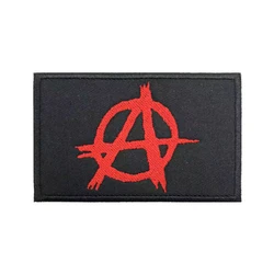 Parche táctico bandera roja símbolo anarquía – Bucle hierro