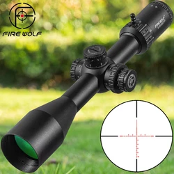 FIRE WOLF 4-24x50 FFP mira telescópica táctica iluminada largo alcance