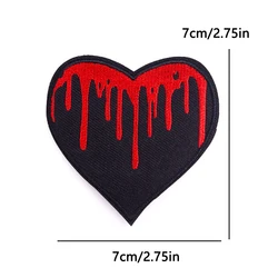 Parche calavera bordado termoadhesivo para chaqueta motera