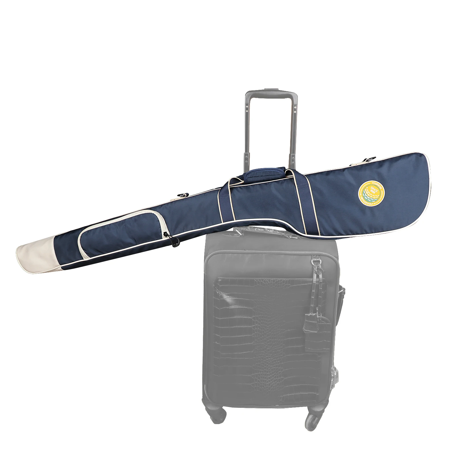 Tourbon Bolsa de transporte para palos de golf de nailon liviana Bolsa de domingo al aire libre Bolsa de viaje pequeña - Transporte sin esfuerzo Repelente al agua Durable - imagen 5