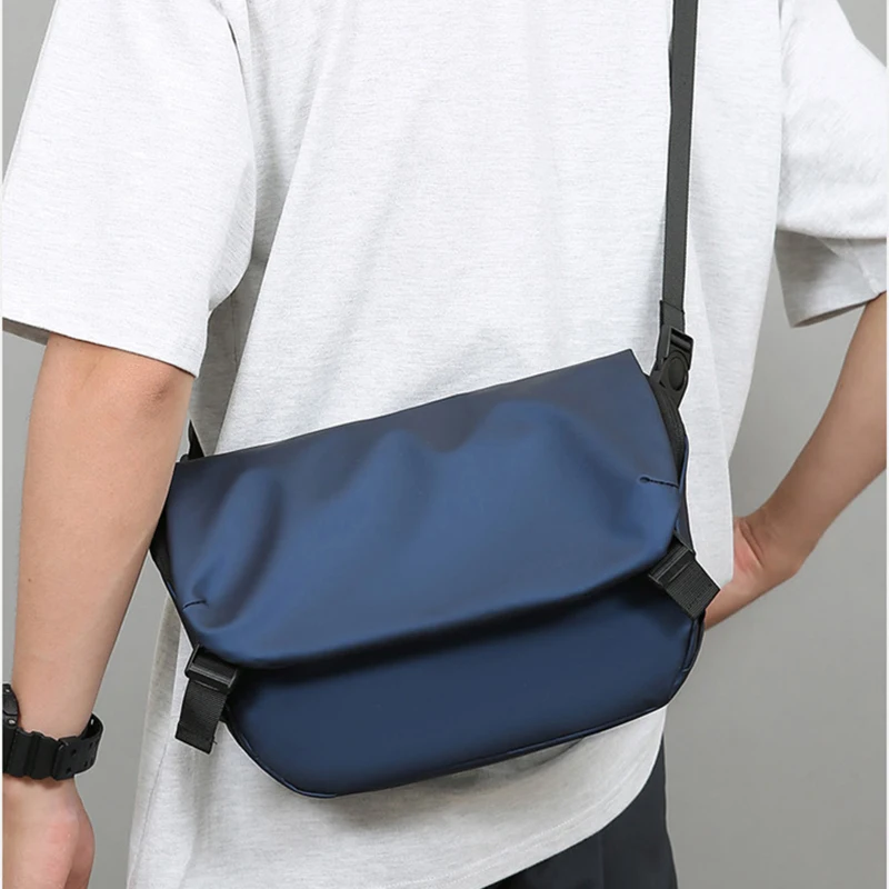 Bandolera mensajero para gimnasio para hombre, bolsas cruzadas de negocios para viajes al aire libre, compras, almacenamiento grande, paquete de viaje corto portátil - imagen 5