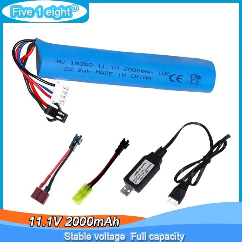 Batería LiPo para réplicas tácticas de bolas gel: USB recambio - imagen 2