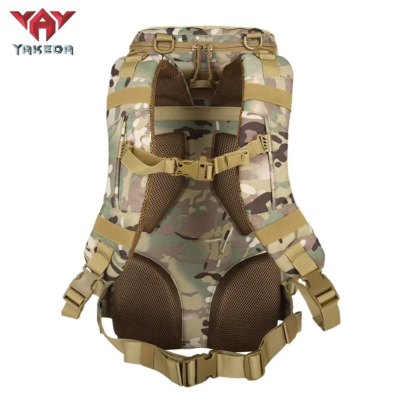 YAKEDA bolsa de Montañismo para acampar al aire libre, mochila multifuncional de gran capacidad, bolsa táctica de entrenamiento de viaje y senderismo - imagen 5
