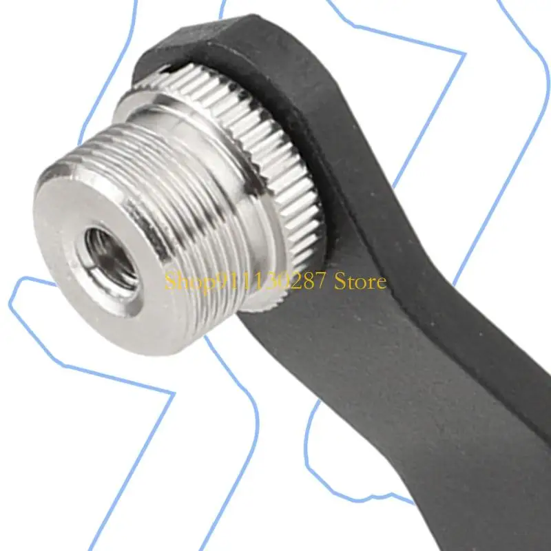 Adaptador tornillo micrófono estándar J1HC con montaje en techo pared ángulo recto 5/8 pulgadas-27 macho a - imagen 4