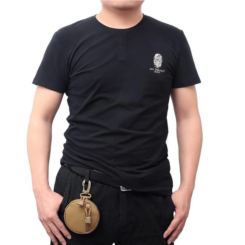 Mini bolsa de llaves de bolsillo impermeable 900D Oxford, auriculares UBS Line u-disk, bolsa de almacenamiento, accesorio pequeño para exteriores, bolsa colgante, bolsillo táctico - imagen 4