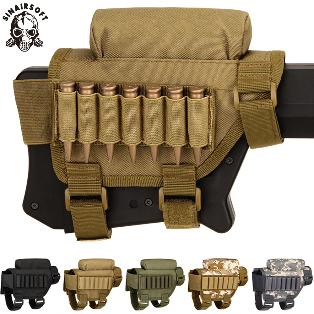 SINAIRSOFT-bolsa táctica ajustable para Rifle, soporte para paloma, reposa mejillas, soporte para balas, para Winmag 308 o 300