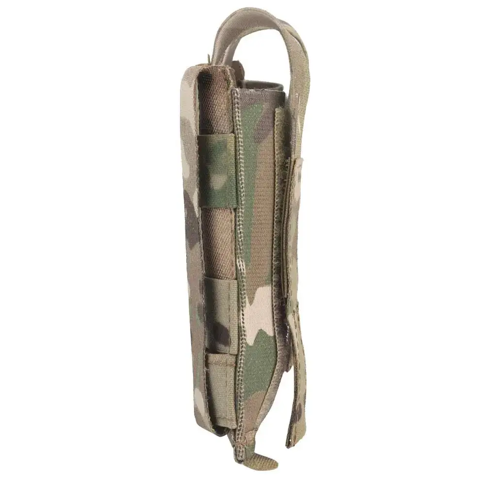 Bolsa para revistas 5,56 7,62, chaleco táctico elástico de liberación rápida, bolsa Triple Mag con solapa, Panel frontal, equipo MOLLE de caza Airsoft - imagen 4