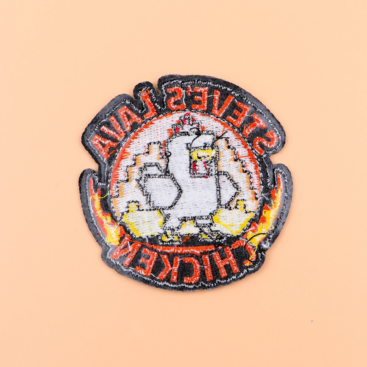 Parche de hierro para juegos de píxeles, parche para ropa, parche bordado de pollo divertido, accesorios de ropa, pegatinas de costura - imagen 5