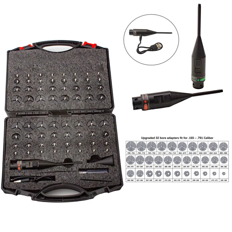 Colimador láser recargable con adaptadores para calibres - imagen 2