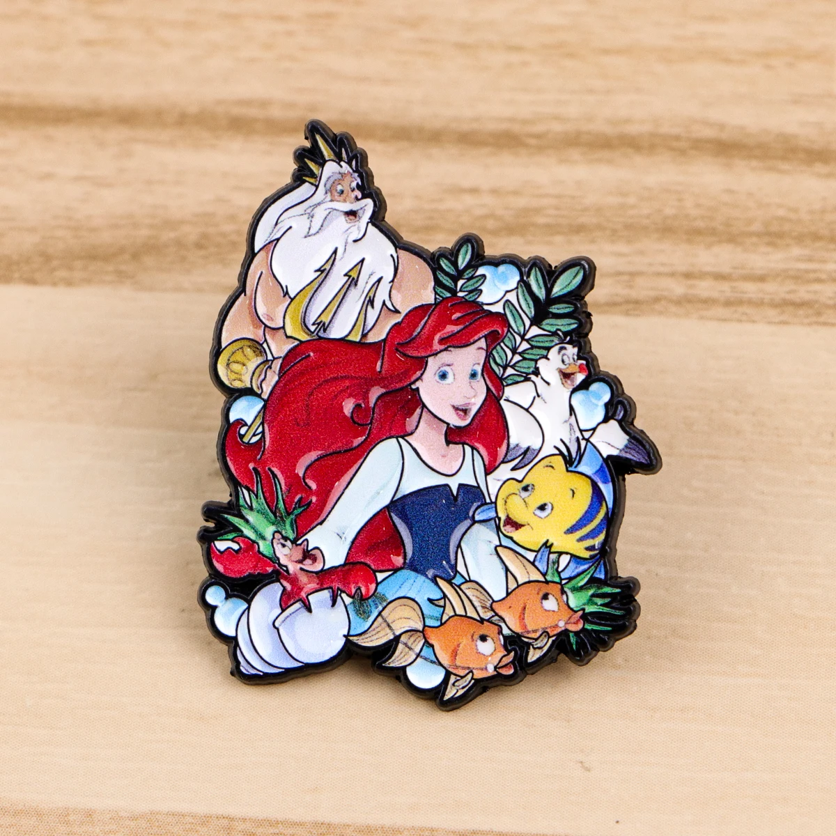 2 unids/set de alfileres esmaltados de princesa, conjunto de broche de dibujos animados de Anime, Pin de solapa de Metal, insignia, accesorios para mochila, regalos para seguidores de joyería - imagen 3