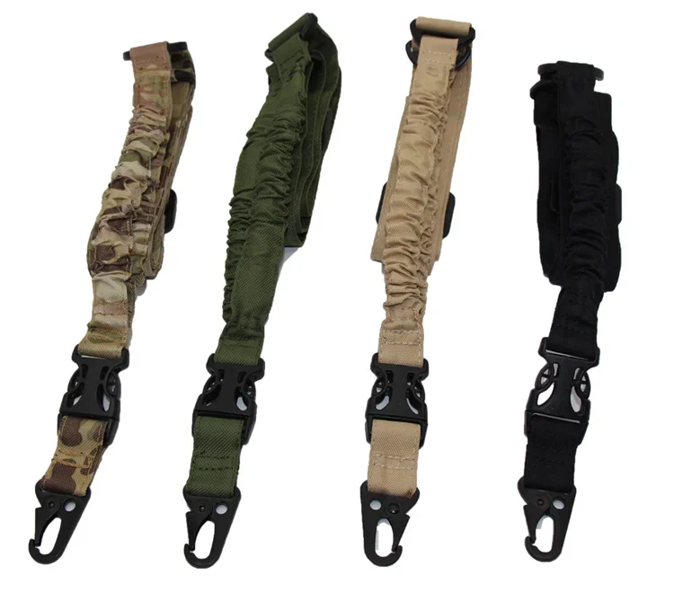 Correa de pistola táctica de un solo punto, funda de seguridad para exteriores de nailon, cuerda cruzada multifuncional - imagen 3