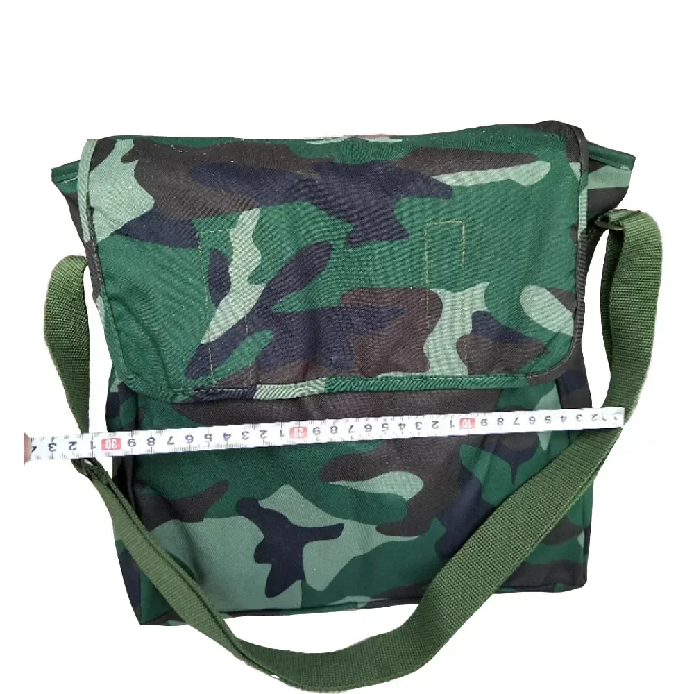 Kit táctico Vintage, bolsa cruzada Retro, bolsa para máscara de Gas, equipo de almacenamiento y entrenamiento de ocio, Kit de equipo Vintage de camuflaje - imagen 3