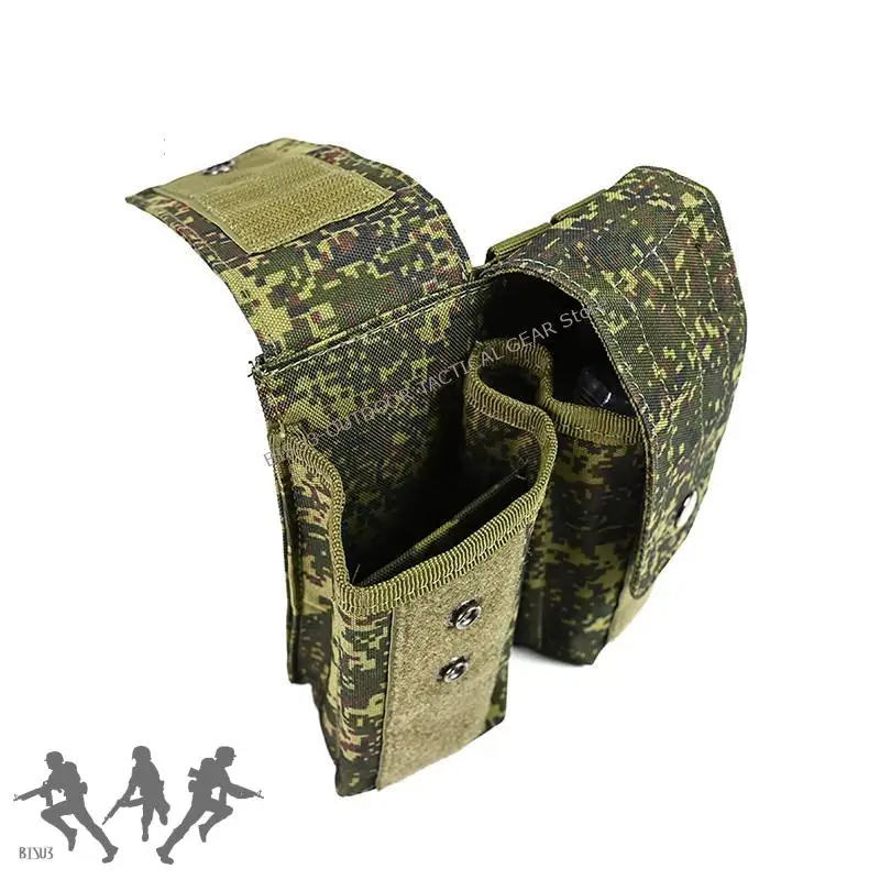 Bolsa táctica MOLLE para cargadores fusil 5.56 7.62 doble capa - imagen 2
