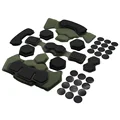 Helmet Pads Green