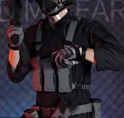 Bolsa táctica Triple cuádruple para revistas, funda para Mag, soporte para Mag, bolsa Airsoft, accesorios para caza y acampada al aire libre, bolsas para chaleco