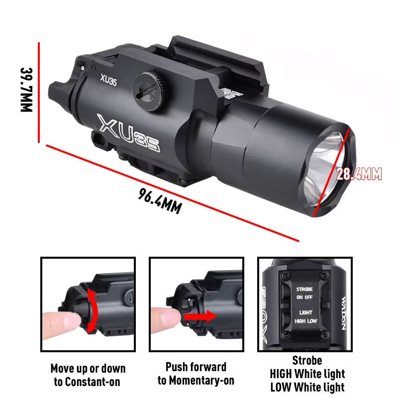 Linterna táctica serie X300 Ultra XU35 proyector de foco - imagen 2