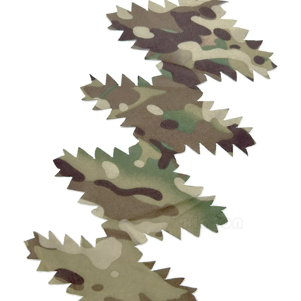 Tiras de camuflaje de corte láser 3D, tiras decorativas tácticas DIY, traje Ghillie, mochila, tira de camuflaje, accesorios de caza - imagen 2