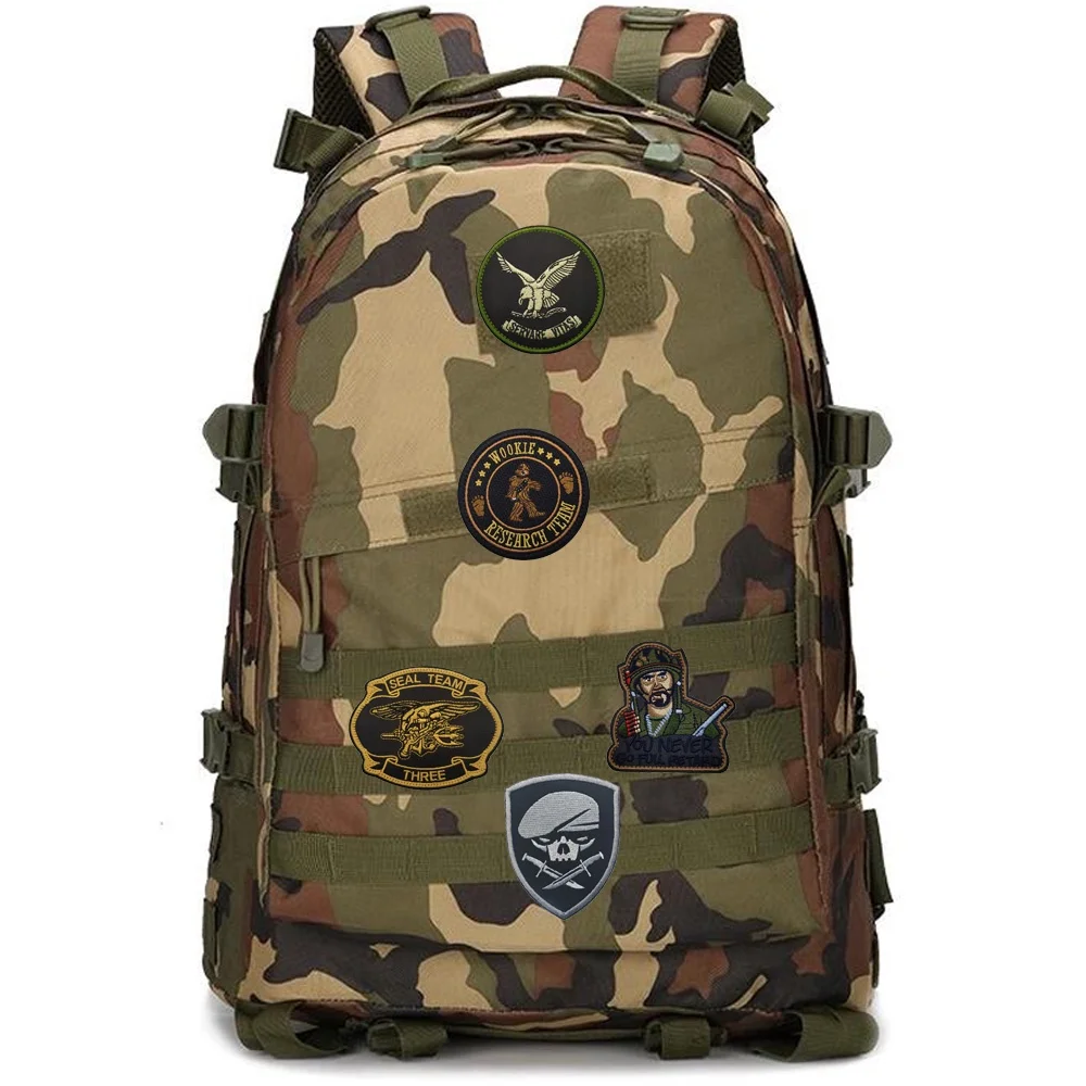 Serie de fans militares Seal TEAM Project Honor Medalla de Honor Charretera Bordado en 3D Segunda Guerra Mundial Mochila Parches de gancho y bucle - imagen 3