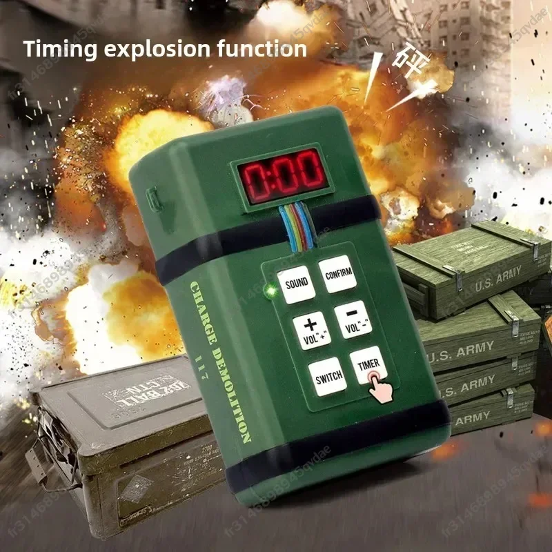 Efectos de sonido ligero, granada de humo CS, juego de Cosplay, nuevo paquete táctico explosivo, juguete Airsoft, juguete para niños, el mejor regalo - imagen 5