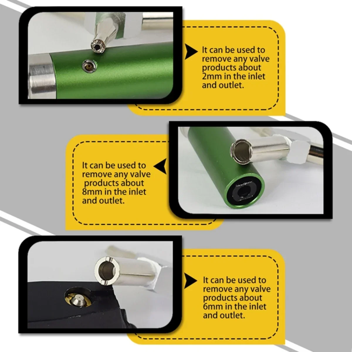 Llave de válvula de Gas táctica, herramienta de carga de revista de Triple fuerza de acero para GBB AEG KSC KWA, pistola de Airsoft, tiro al aire libre y caza - imagen 2