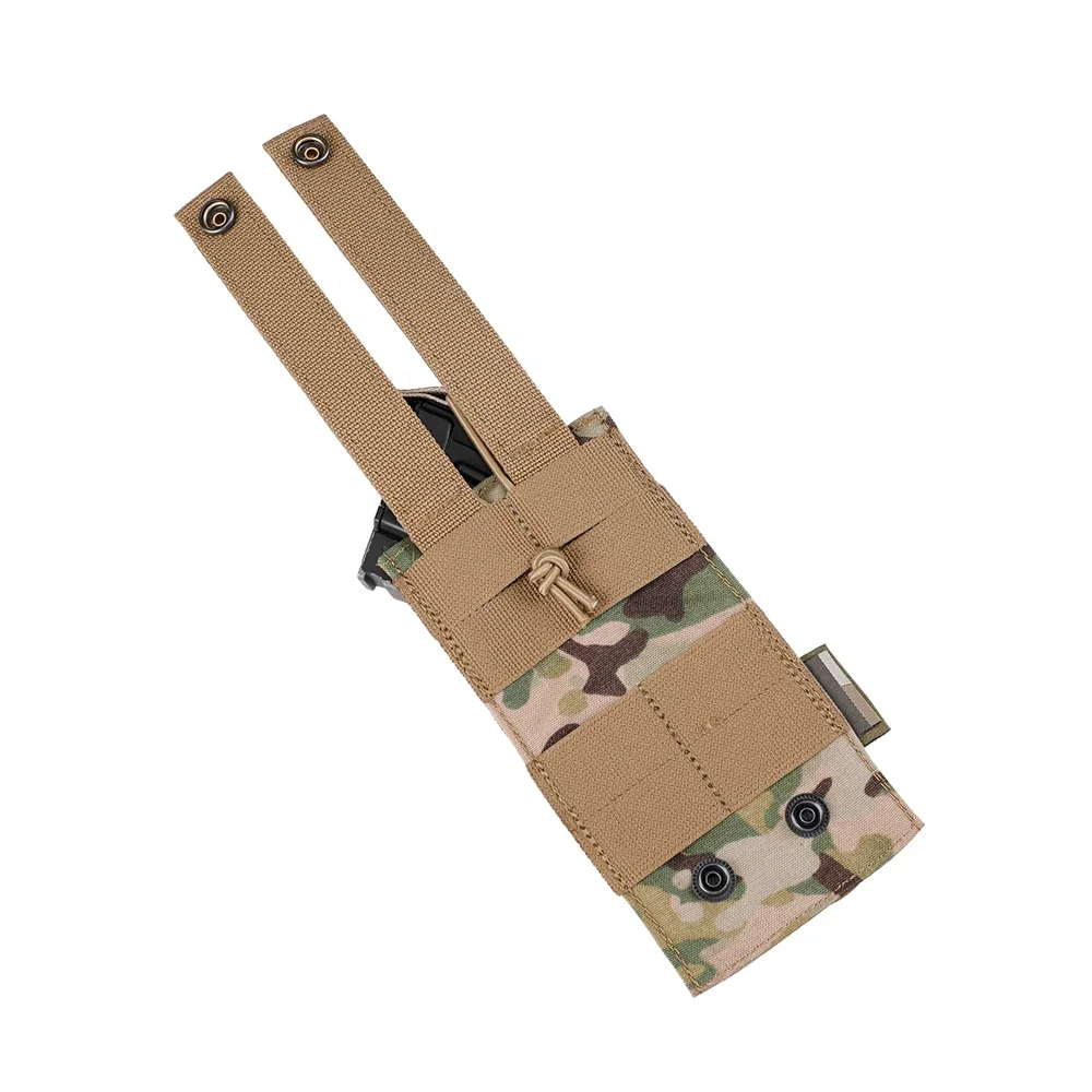 Bolsa táctica individual para revistas AK AR M4 AR15, bolsa para Rifle Mag, caza, tiro, Airsoft, Paintball, bolsas para revistas, bolsas abiertas - imagen 4
