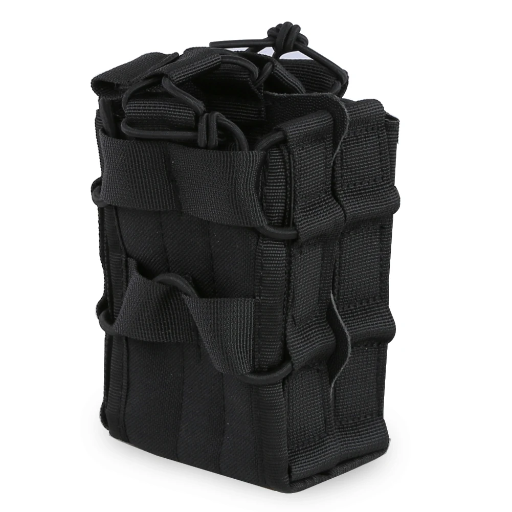 Bolsa táctica Molle para cargador doble, herramienta de caza al aire libre, soporte magnético de cintura, para M4, M14, M16, AR15, G36 - imagen 5