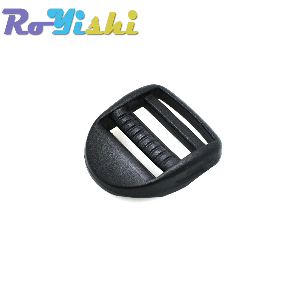 Hebilla ajustable deslizante de bloqueo de escalera de plástico para correas de mochila táctica, piezas de bolsa, Hardware - imagen 3