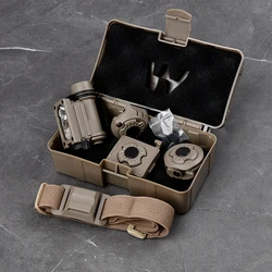 Linterna frontal WADSN, Linterna táctica de casco, Luz intermitente táctica, Luces LED rojas, azules, infrarrojas y blancas, 4 modos, Luz de señalización para la caza al aire libre, linterna de búsqueda, camping