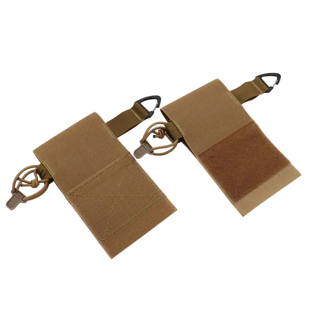 Soporte táctico elástico para Walkie Talkie, funda para Rifle, revista, chaleco, bolsa lateral para caza, gancho Airsoft para fácil transporte - imagen 4