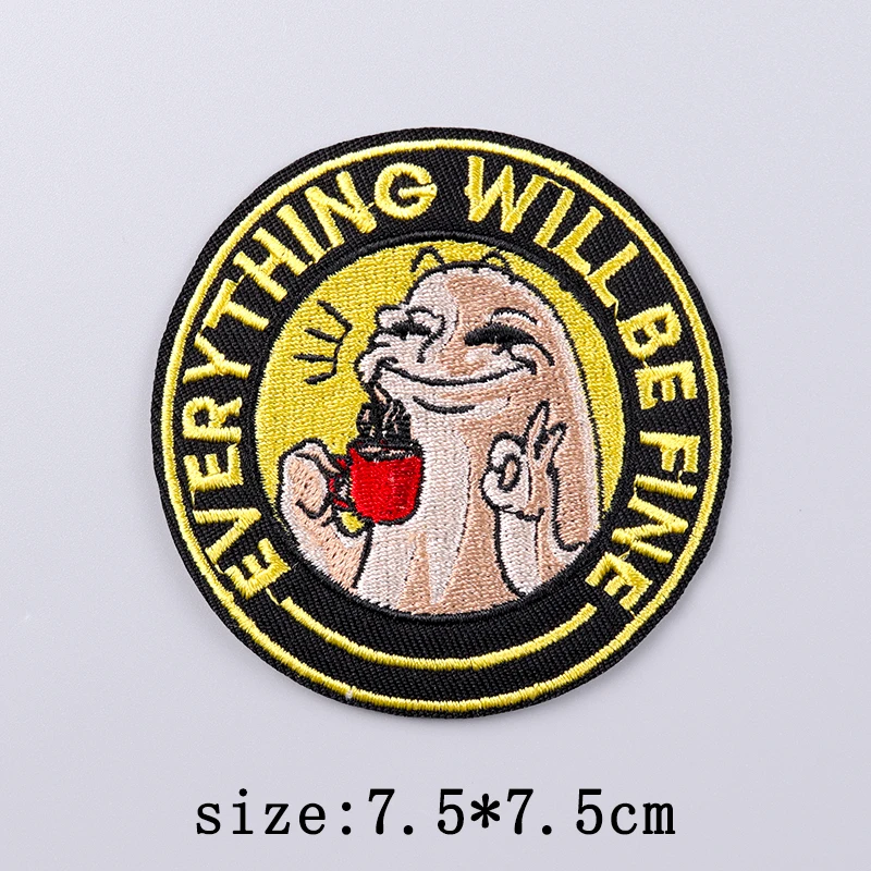 Parches bordados de animales de Hip Hop para ropa, parches termoadhesivos para ropa, parche de dibujos animados para ropa, apliques adhesivos - imagen 4