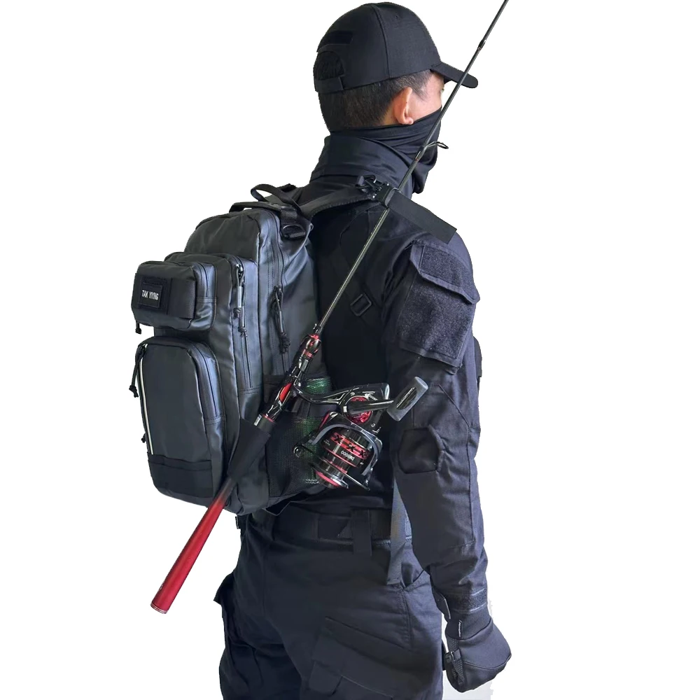 Mochila impermeable unisex, mochila de viaje multifuncional de 1 unidad, mochila para deportes al aire libre, accesorios para ropa deportiva y al aire libre - imagen 5