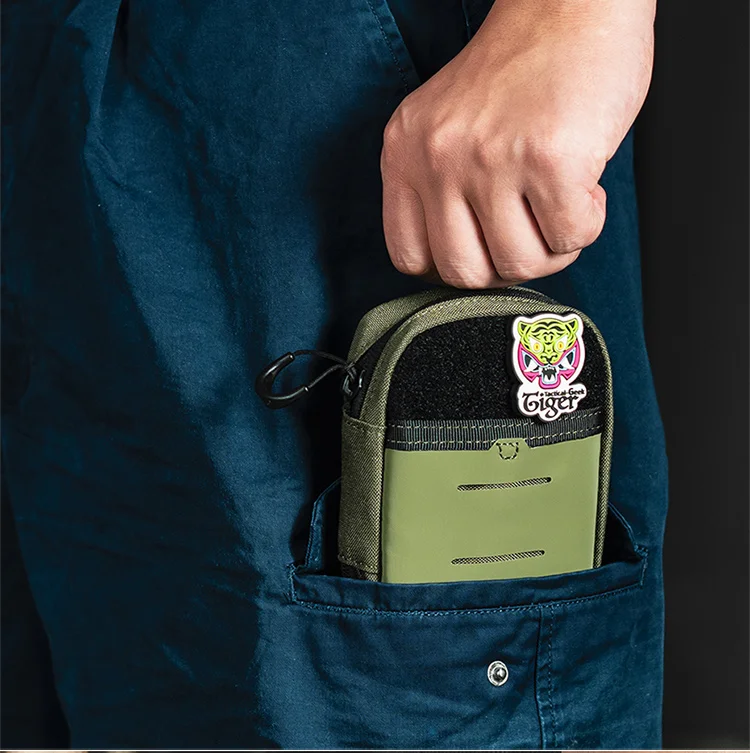 Bolsa de almacenamiento multifuncional táctica, riñonera pequeña para llevar, bolsa organizadora Molle Edc - imagen 5