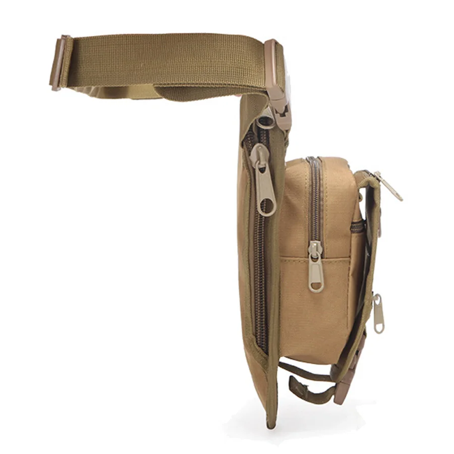 Riñonera de camuflaje para deportes al aire libre, bolsa de entrenamiento para piernas, gran capacidad, impermeable, para montañismo, multifuncional - imagen 3