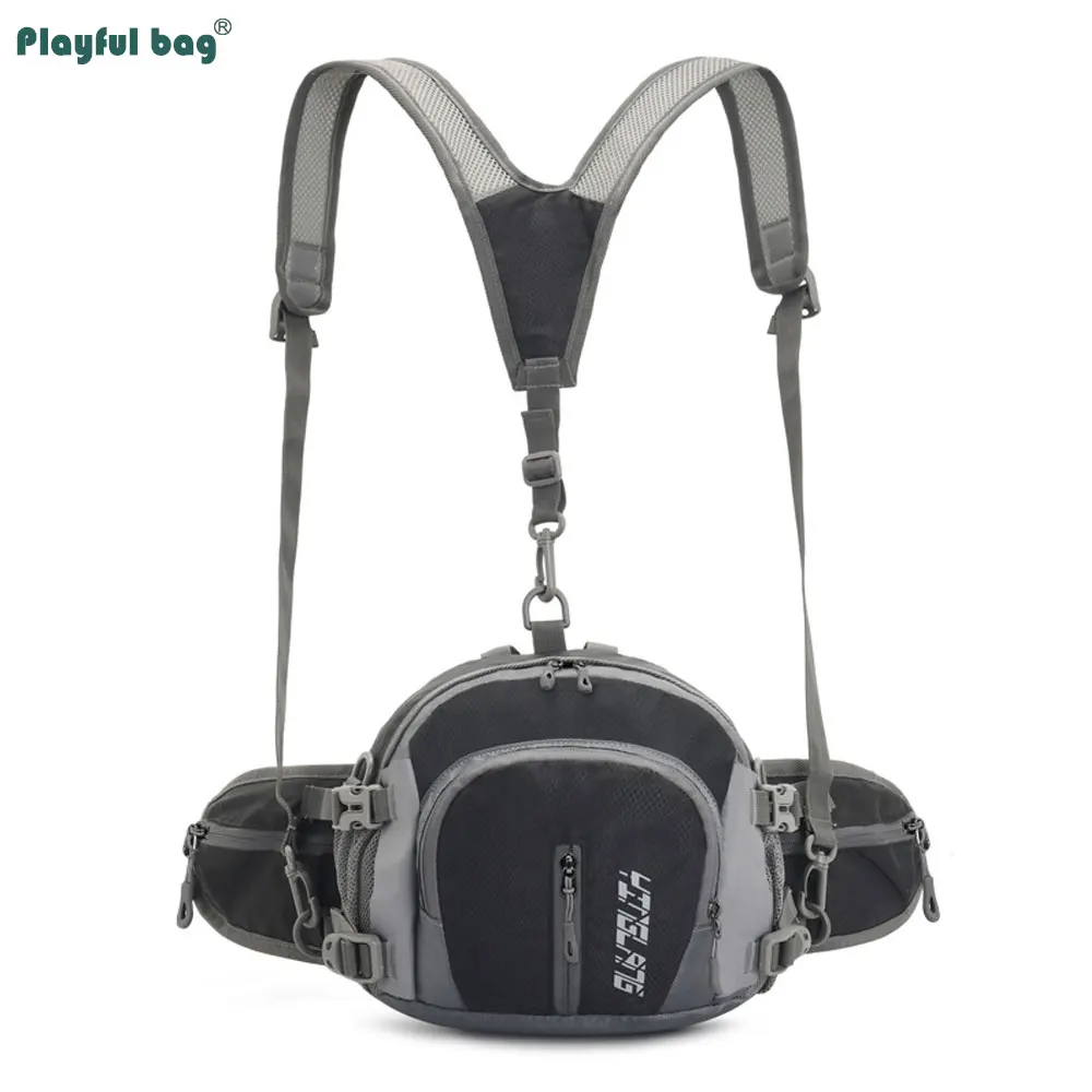 Riñonera multifuncional para deportes al aire libre, mochila para ciclismo, correr, senderismo, botella de agua, cinturón, ligero, AVA304 - imagen 5