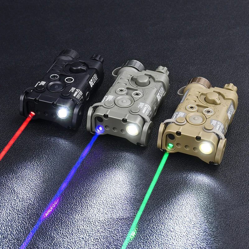 Wadsn-linterna LED táctica NGAL para caza, punto rojo, verde, azul, láser, indicador de luz blanca para explorador al aire libre, NO IR Fit, Riel de 20MM - imagen 3