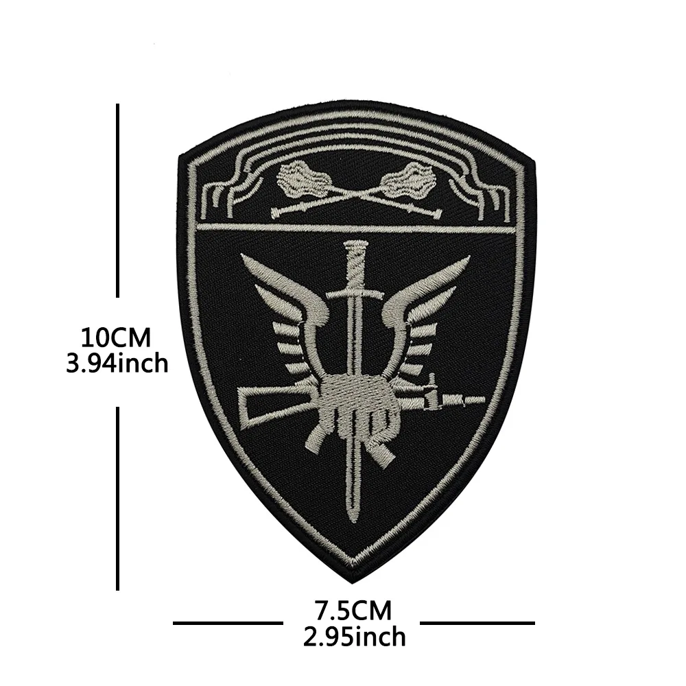 Parche táctico bordado Guardia Rusa – Chevron con velcro - imagen 3