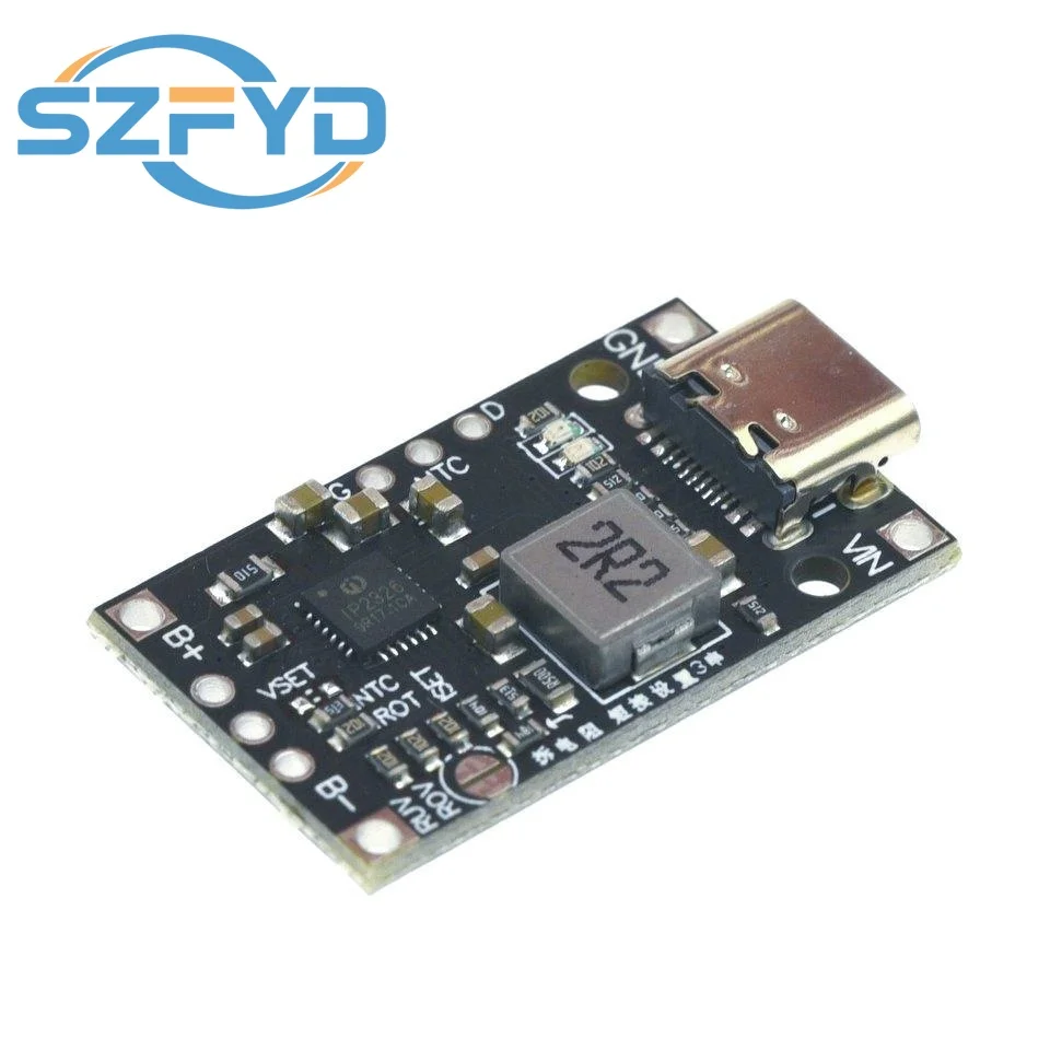 Módulo de refuerzo de carga de batería de litio tipo C USB 2/3S BMS 15W 8,4 V 12,6 V 1.5A con soporte equilibrado carga rápida con indicador - imagen 5