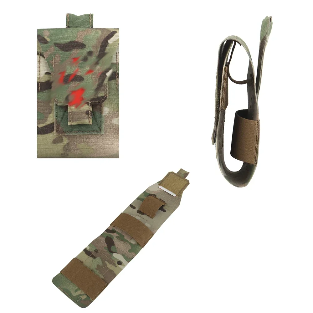 Pequeño almacenamiento táctico equipo de supervivencia al aire libre Kit de medicina de entrenamiento bolsa Kit de emergencia multifuncional - imagen 2