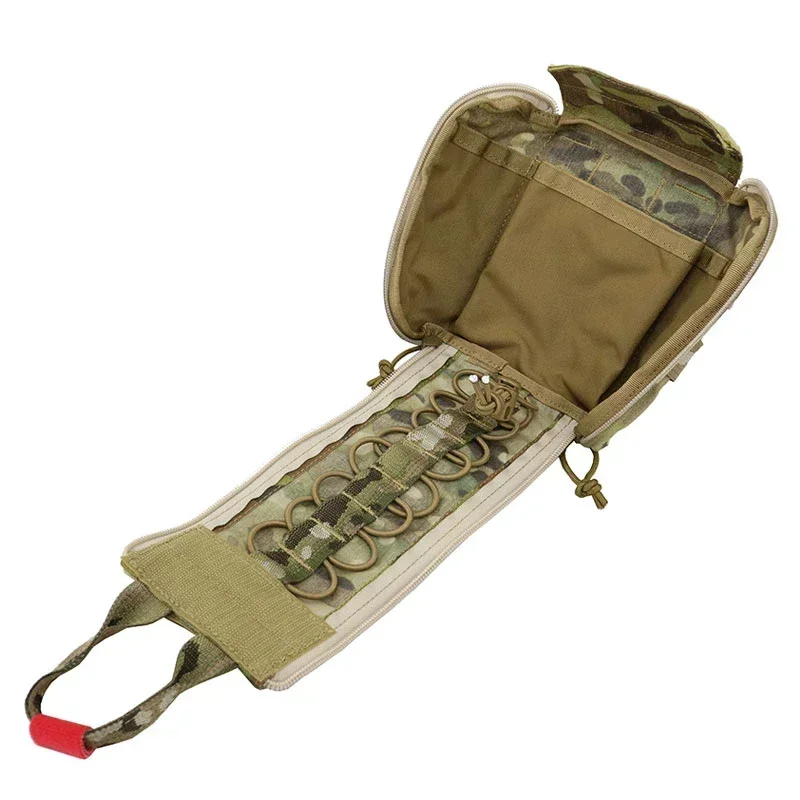 Botiquín de primeros auxilios táctico Airsoft EDC supervivencia Molle bolsa médica caza al aire libre Camping emergencia Multicam riñonera - imagen 4