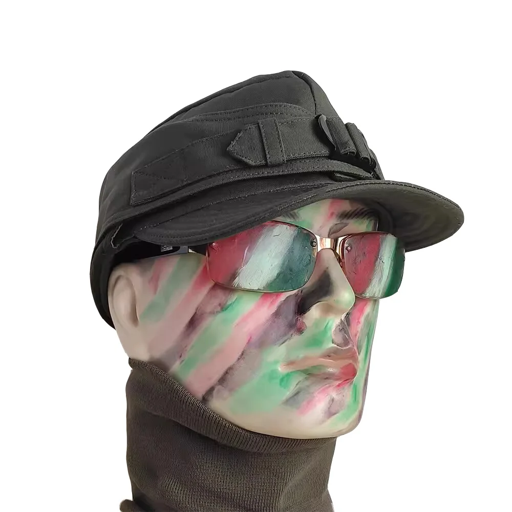 Sombrero de montaña WW2, gorra de uniforme de soldados de EE. UU., sombrero táctico de lana, gorra de montaña, sombrero de montaña táctico de lana de lona americana - imagen 4