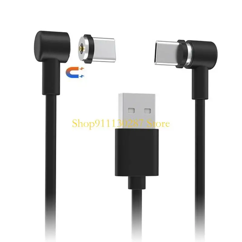 J1HC Cable carga Magnético para controlador Línea cargador rápido 2 en 1 USB - imagen 5