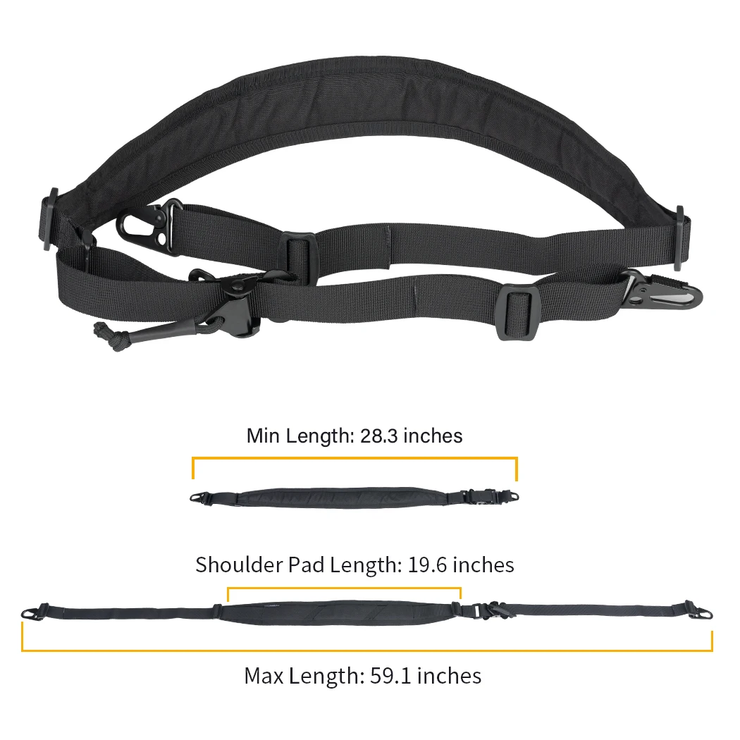 IDOGEAR eslinga táctica de combate de 2 puntos correa Modular Slingster accesorio de caza de tracción ajustable rápido 3428 - imagen 5