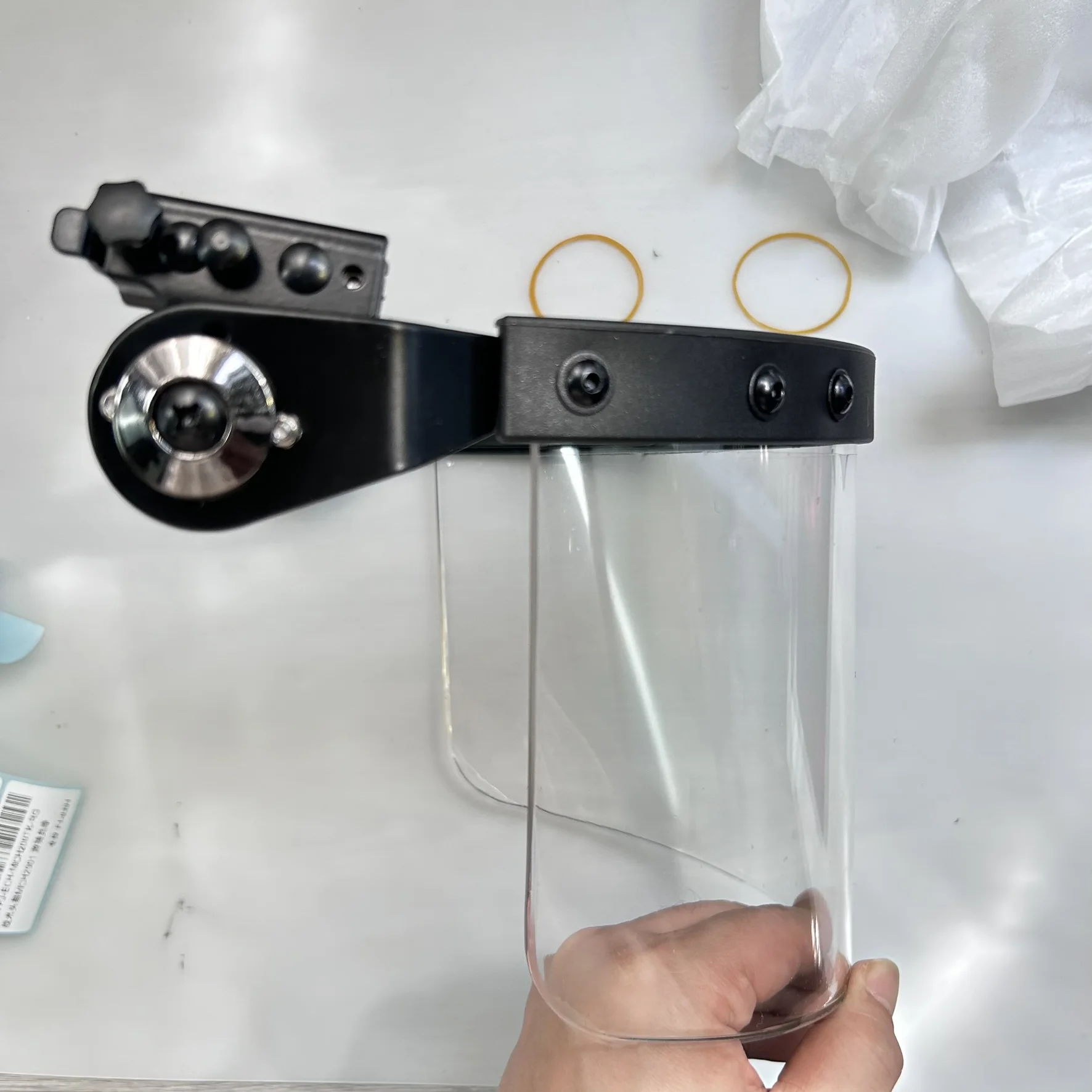 FAST MICH casco táctico, protección contra disturbios de alto impacto, protector facial transparente, bala de agua/CS BB resistente a balas - imagen 4