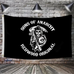 FLAGLINK Bandera decorativa Sons of Anarchy para pared