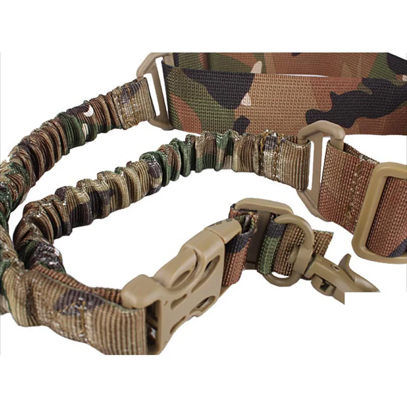 Correa táctica de un solo punto para hombro, cinturones de nailon para tiro, combate, deportes al aire libre, senderismo, caza, entrenamiento portátil - imagen 4