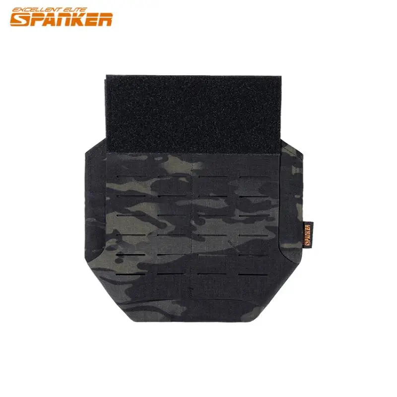 Chaleco táctico de Airsoft, bolsa de secado al sol, tira MOLLE de corte láser, doble propósito, bolsa táctica de Abdomen, bolsa de protección JJ - imagen 2