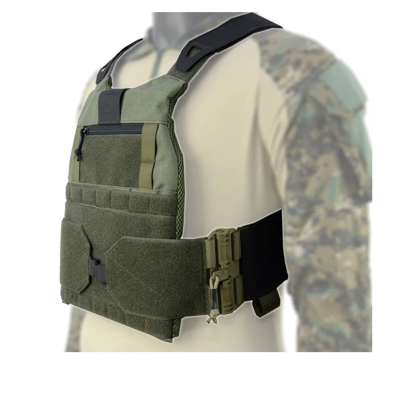 Chaleco táctico Airsoft ligero FCSK2.0 chaleco combate caza placa de liberación rápida portador faja elástica chaleco equipo - imagen 2